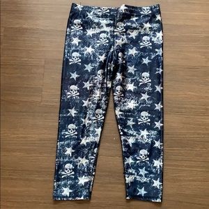 Terez SoulCycle Crop Leggings Size L